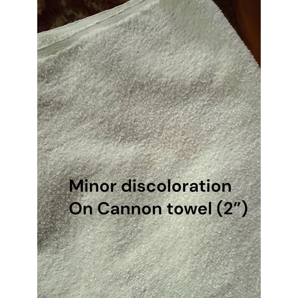 Vintage Cannon Monticello/JC Penney Towels (Pair) Lime Green USA - Picture 7 of 8